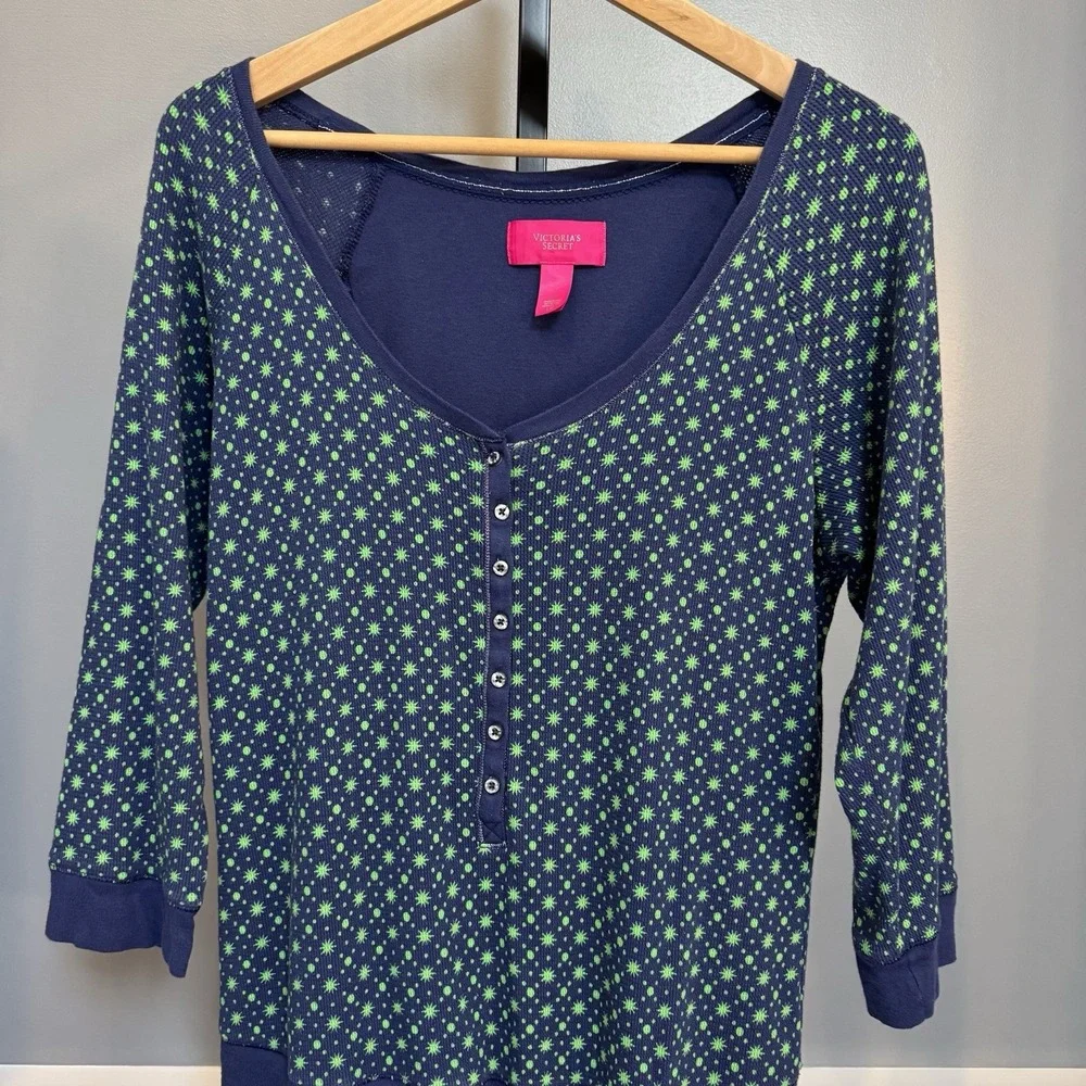 Victoria's Secret‎ Pajama One Piece Thermal Long Sleeve Large